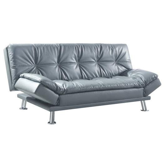 DILLY Grey Futon Sofa Bed
