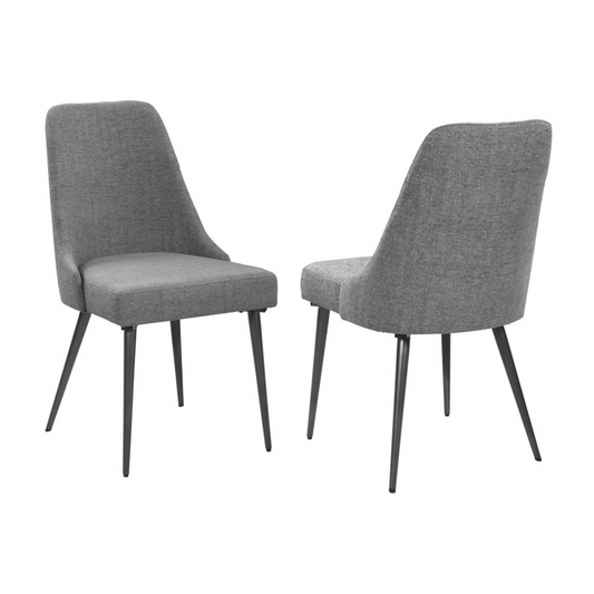 ALAN Fabric Upholstered Dining Side Chair (Set of 2)