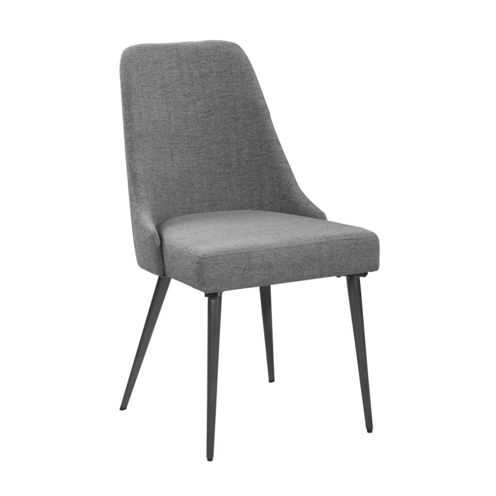 ALAN Fabric Upholstered Dining Side Chair (Set of 2)