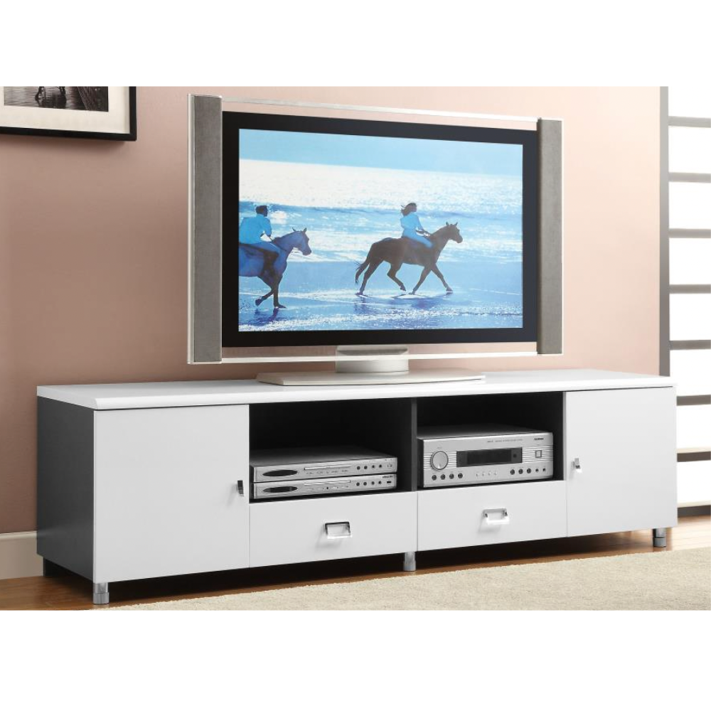 BURKETT 2-door Engineered Wood 71" TV Stand