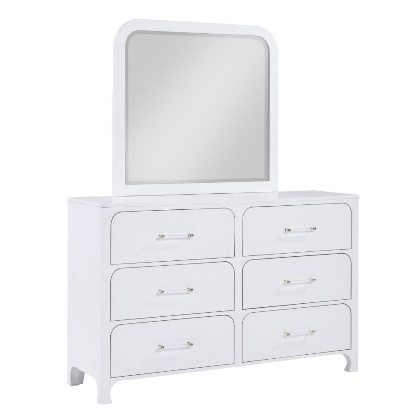 ANASTASIA 6-drawer Bedroom Dresser with Mirror