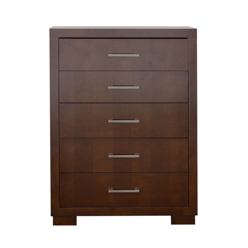 JESSICA 5-drawer Bedroom Chest Cappuccino