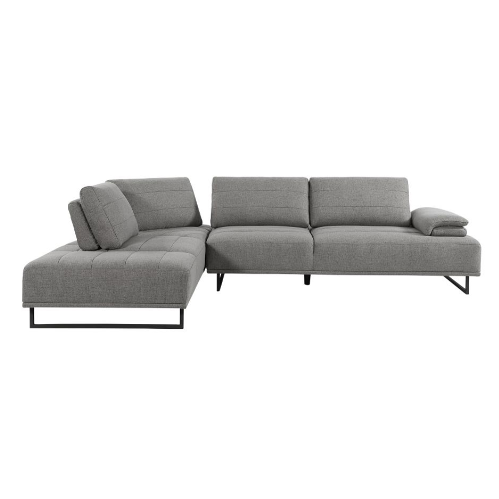 ARDEN Upholstered Sectional Sofa with Adjustable Back