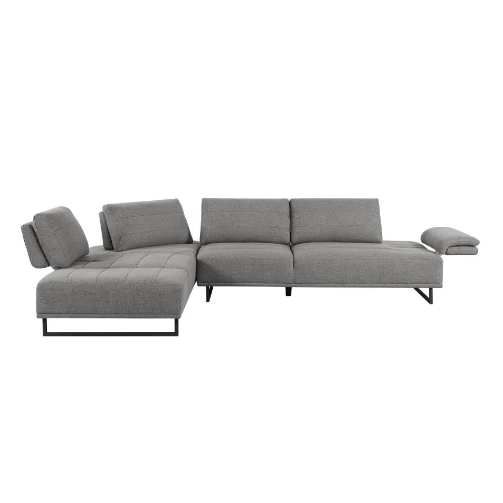 ARDEN Upholstered Sectional Sofa with Adjustable Back