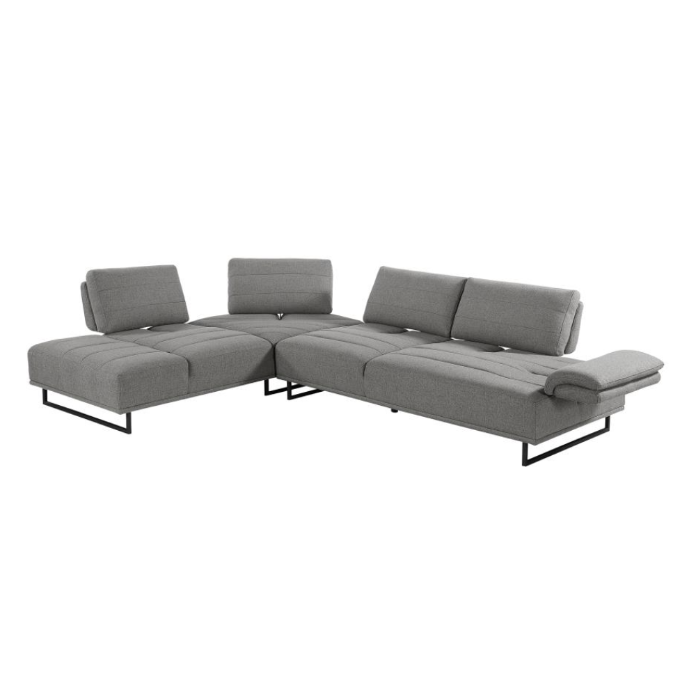 ARDEN Upholstered Sectional Sofa with Adjustable Back