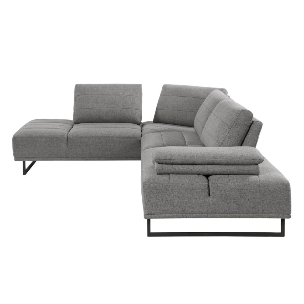 ARDEN Upholstered Sectional Sofa with Adjustable Back