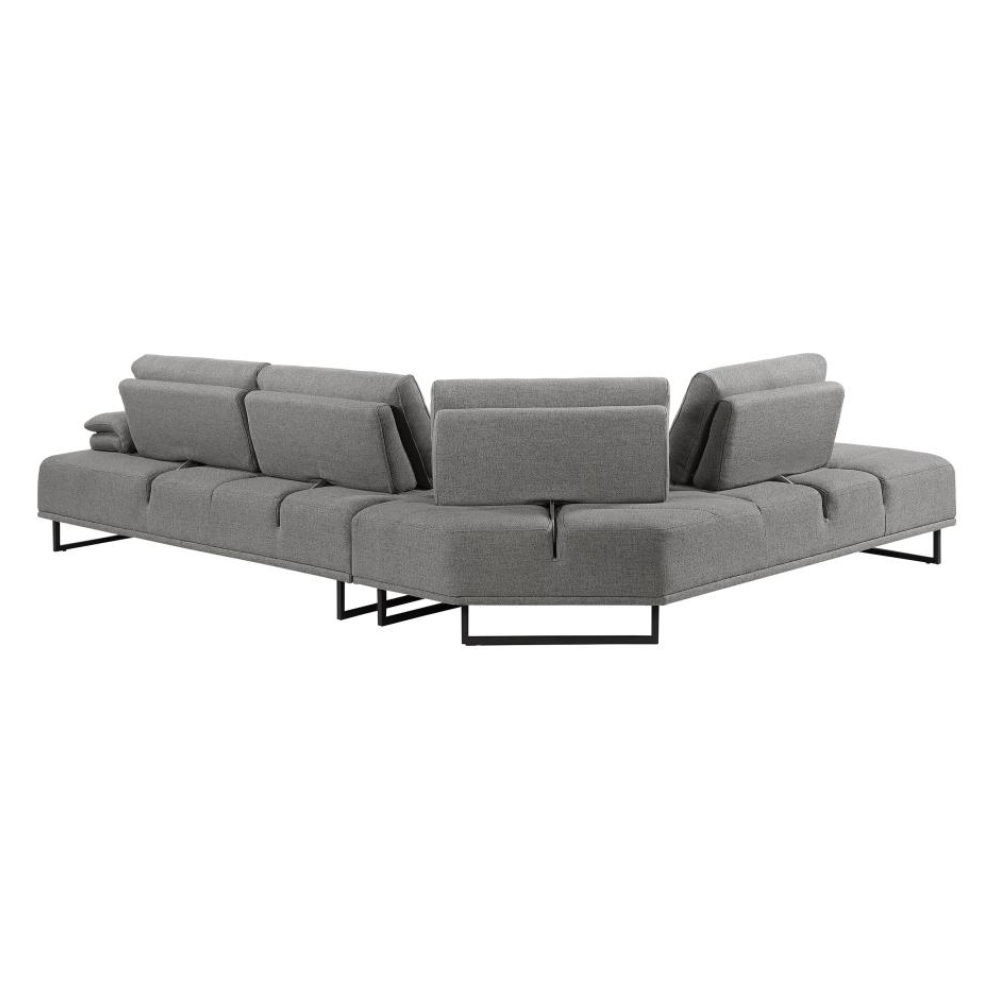 ARDEN Upholstered Sectional Sofa with Adjustable Back