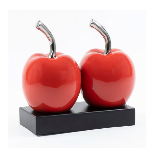 YANNI Double Ceramic Red Apples