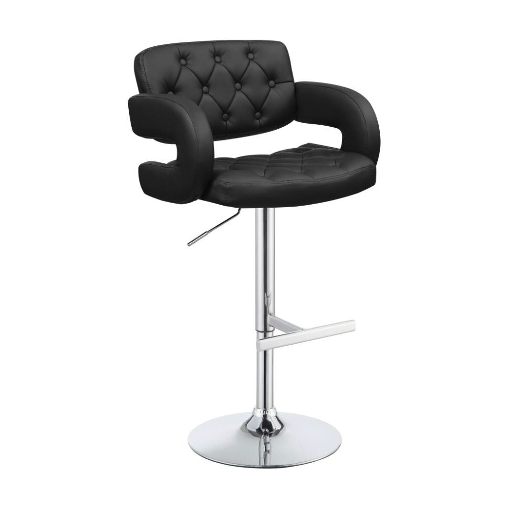 BRANDI Adjustable Bar Stool Black