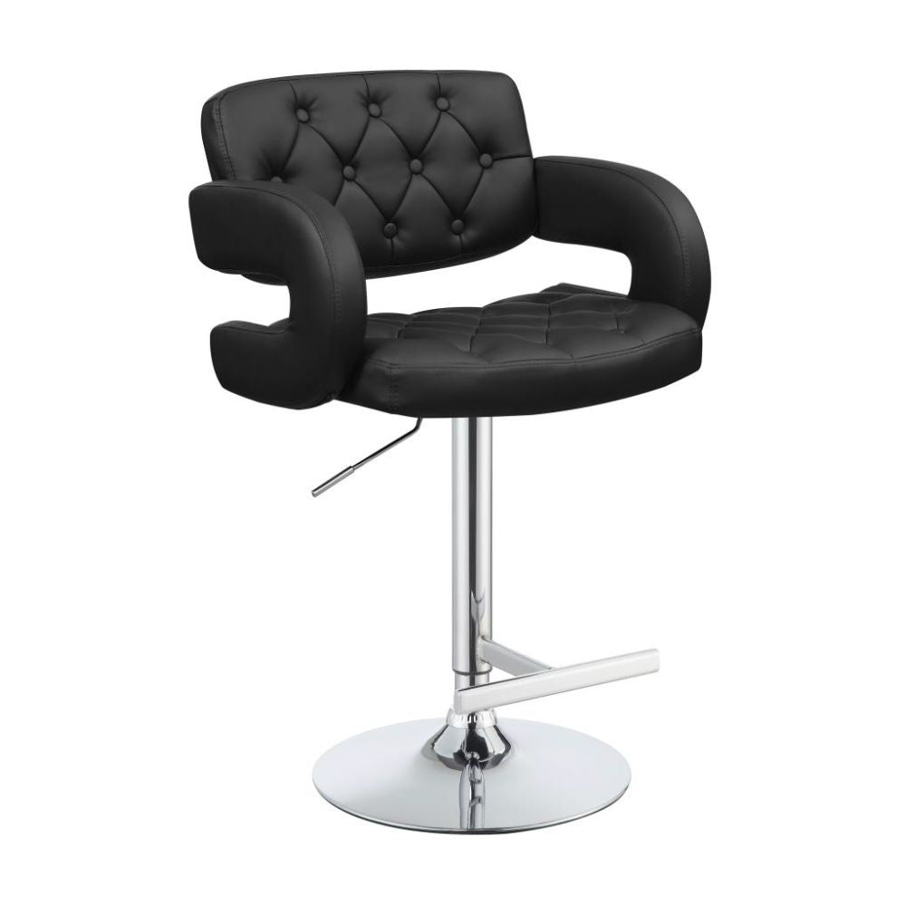 BRANDI Adjustable Bar Stool Black