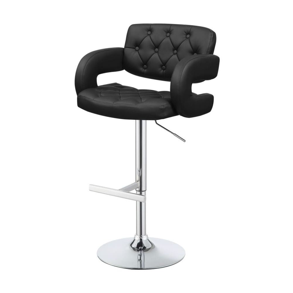 BRANDI Adjustable Bar Stool Black