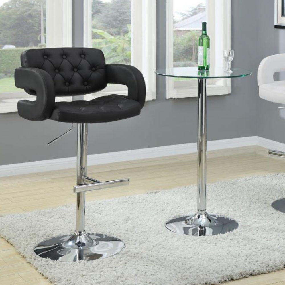 BRANDI Adjustable Bar Stool Black