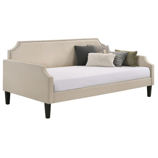 OLIVIA Upholstered Twin Daybed Taupe