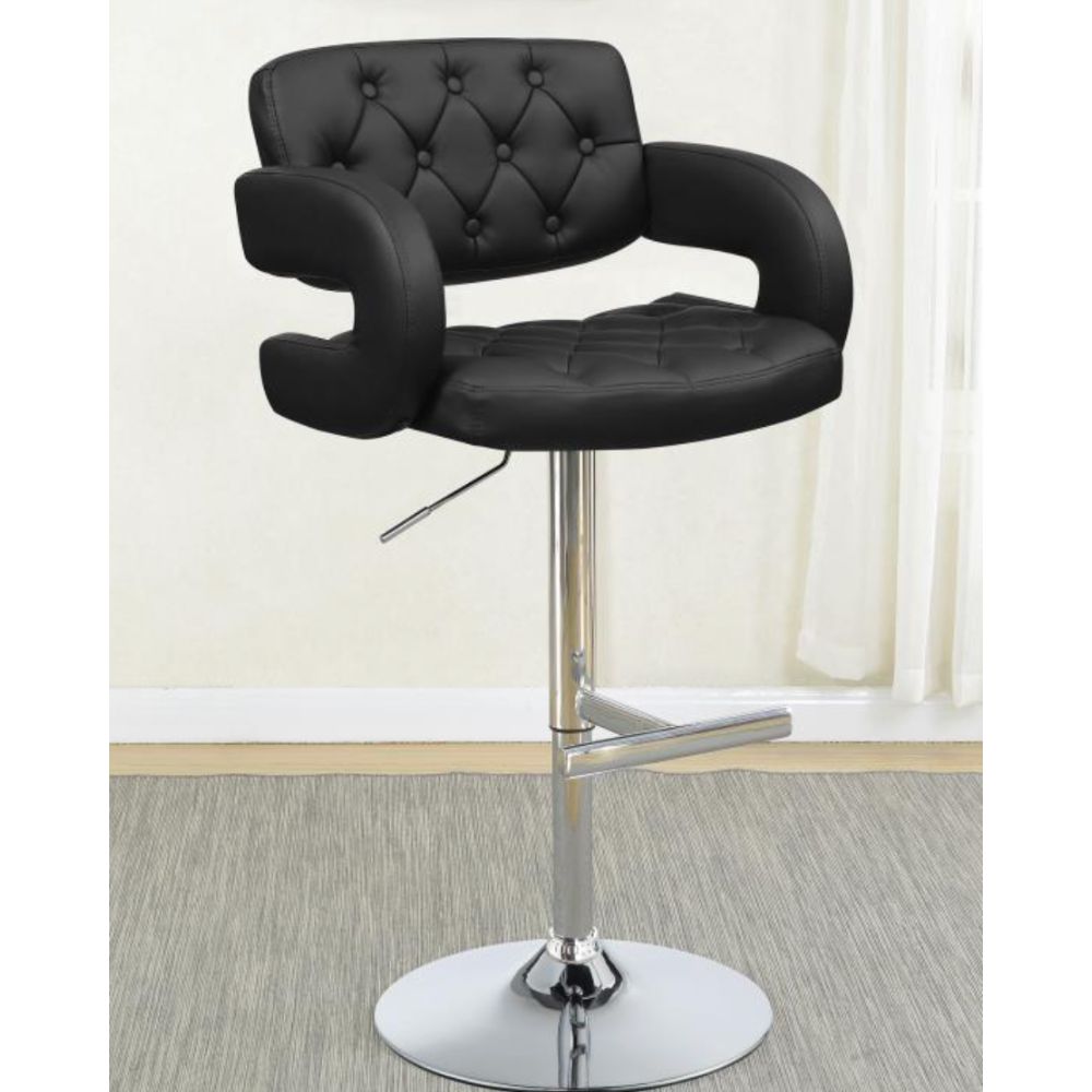 BRANDI Adjustable Bar Stool Black