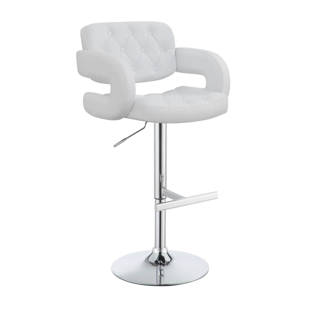 BRANDI Adjustable Bar Stool White