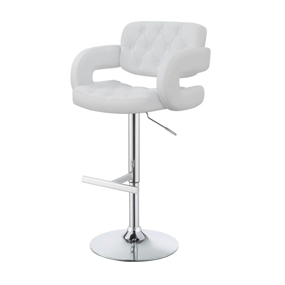 BRANDI Adjustable Bar Stool White