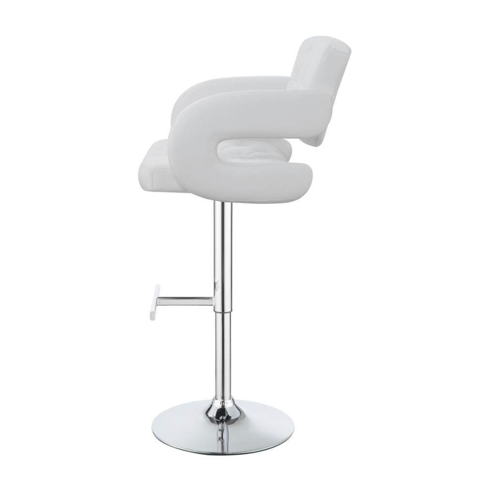 BRANDI Adjustable Bar Stool White