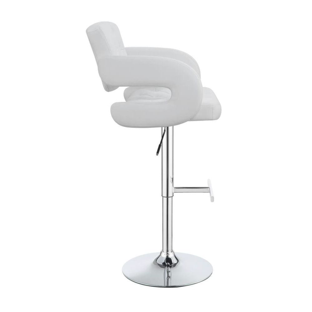 BRANDI Adjustable Bar Stool White