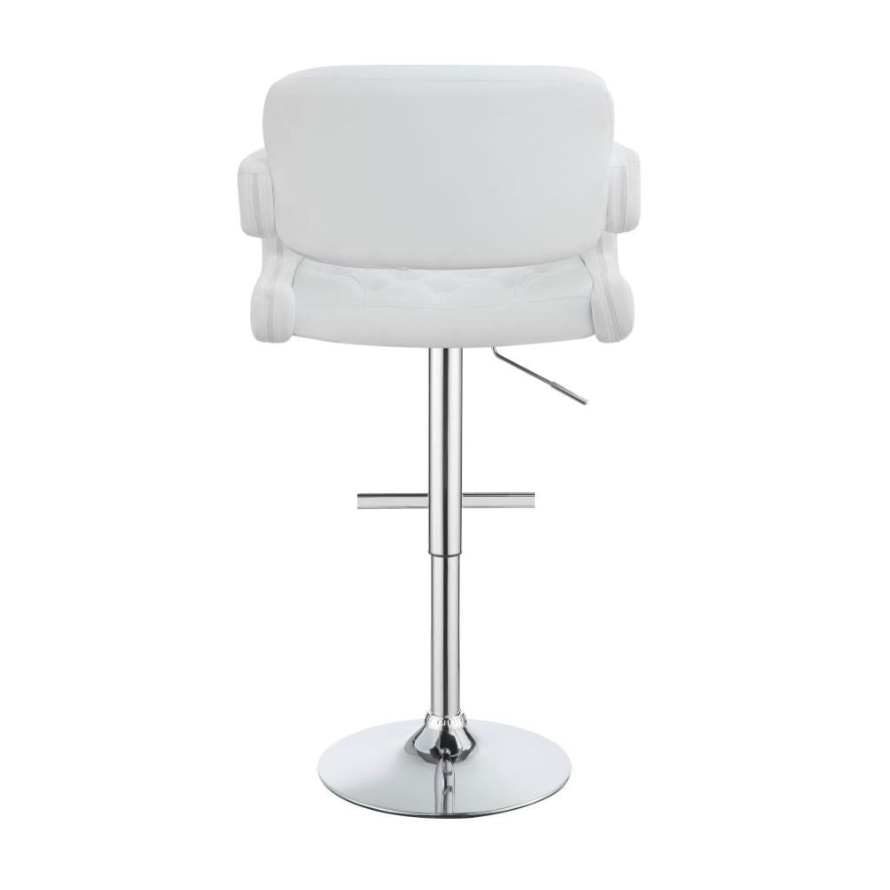 BRANDI Adjustable Bar Stool White