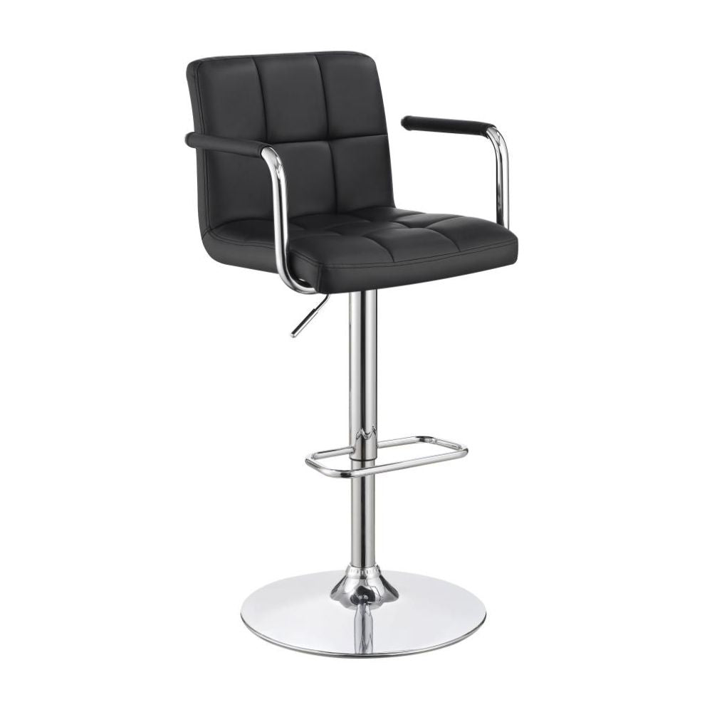 PALOMAR Adjustable Height Bar Stool Black