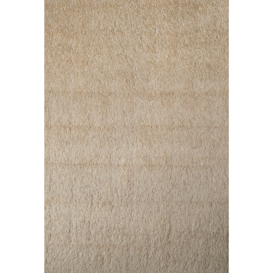 COBY Ribbon Shag Area Rug 5x7 Beige