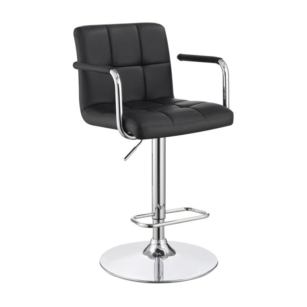 PALOMAR Adjustable Height Bar Stool Black