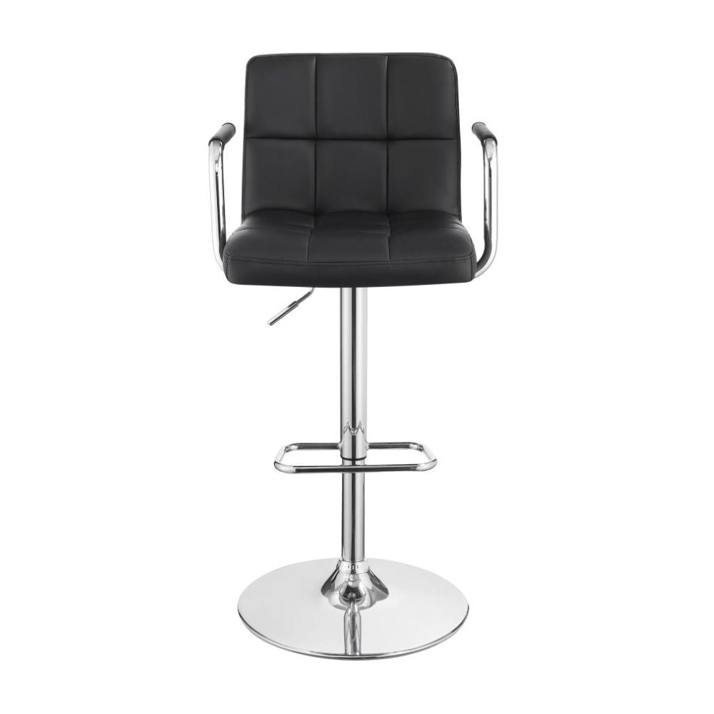 PALOMAR Adjustable Height Bar Stool Black