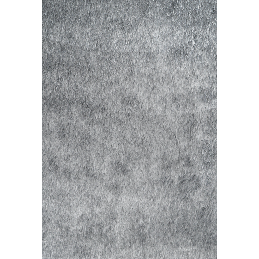 COBY Ribbon Shag Area Rug 4x6 Grey