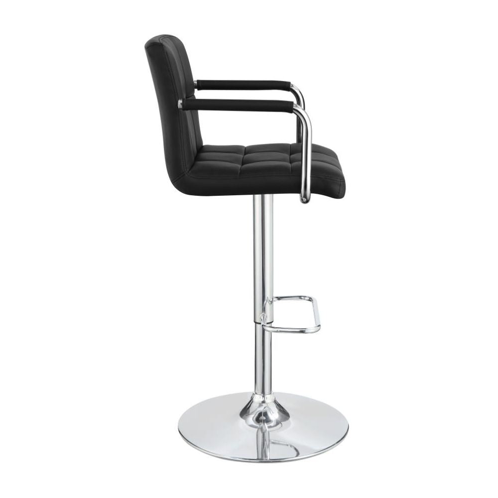 PALOMAR Adjustable Height Bar Stool Black