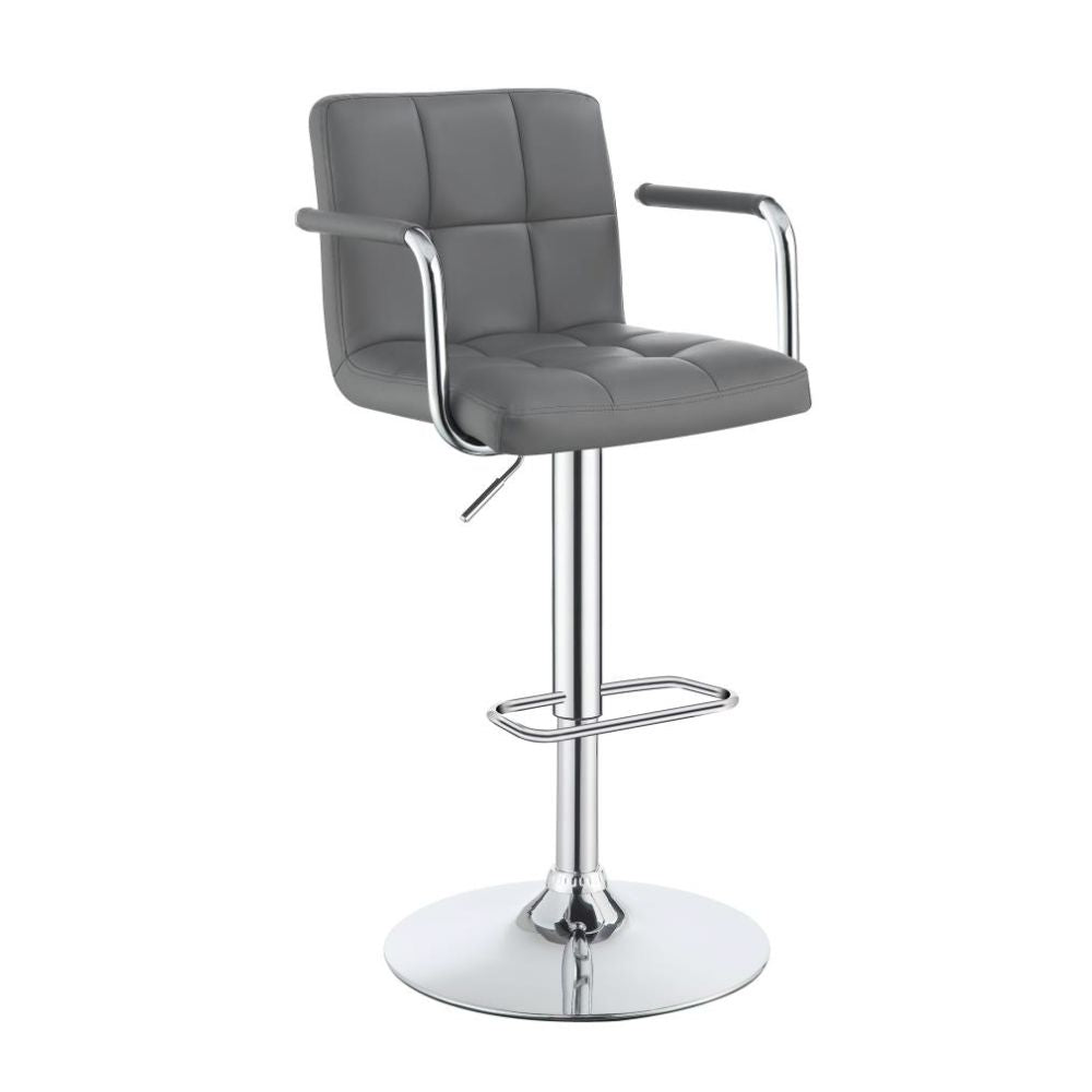 PALOMAR Adjustable Height Bar Stool Grey