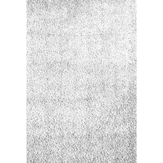 DINA Spaghetti Shag Area Rug 5x7 White