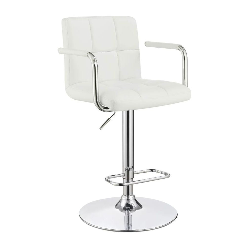 PALOMAR Adjustable Height Bar Stool White