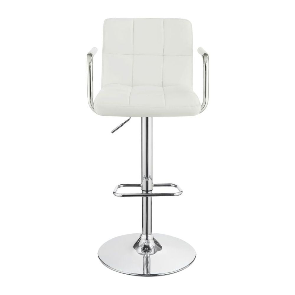 PALOMAR Adjustable Height Bar Stool White