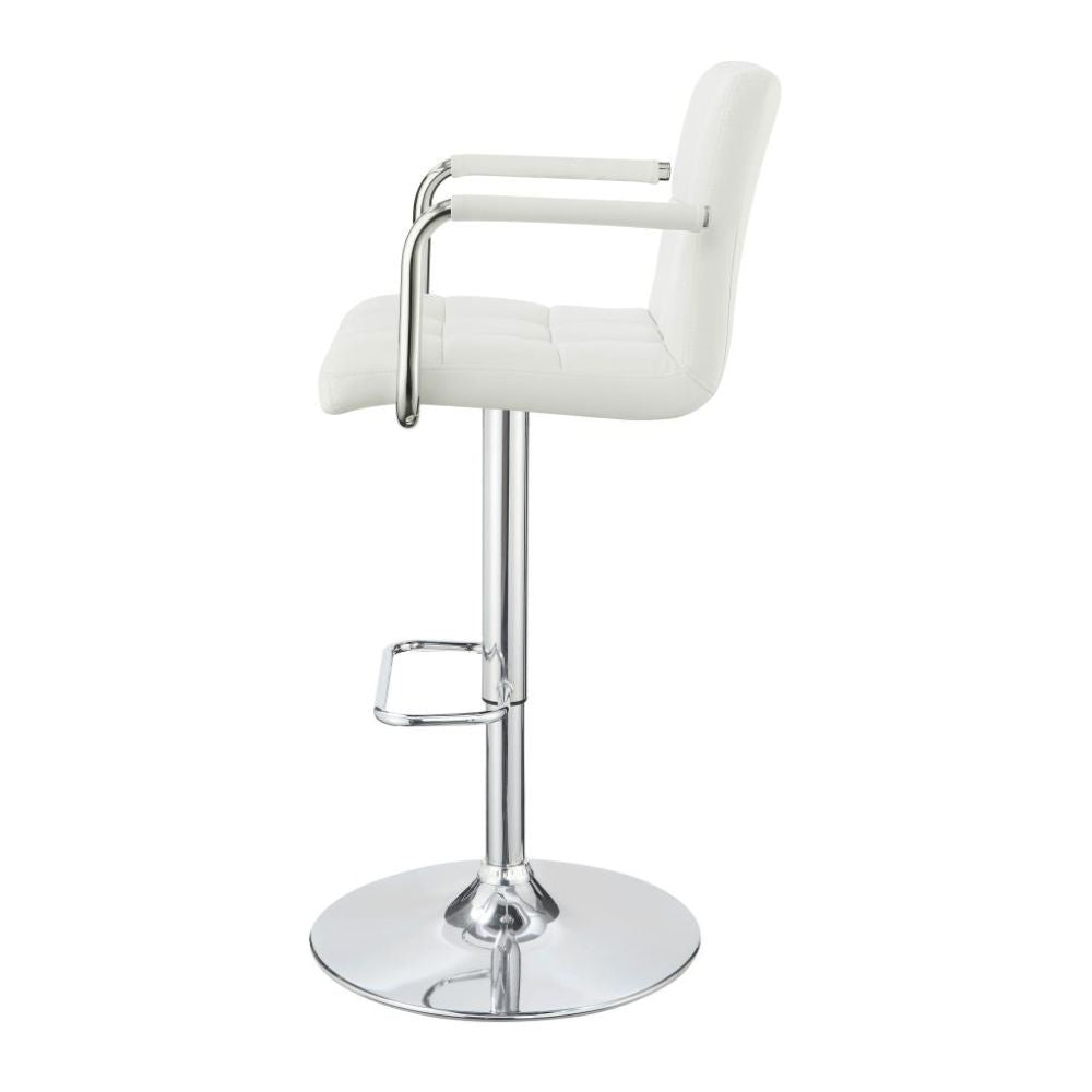 PALOMAR Adjustable Height Bar Stool White