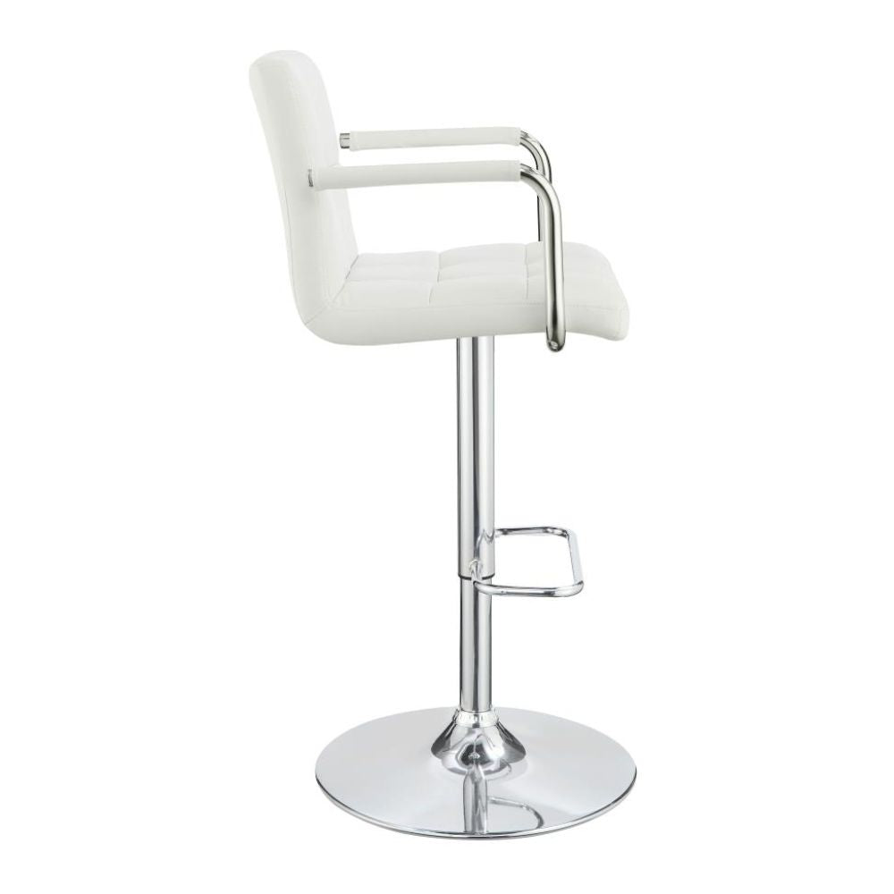 PALOMAR Adjustable Height Bar Stool White