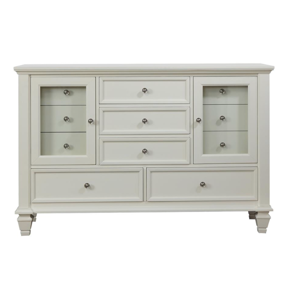 SANDY BEACH 11-drawer Dresser Cream