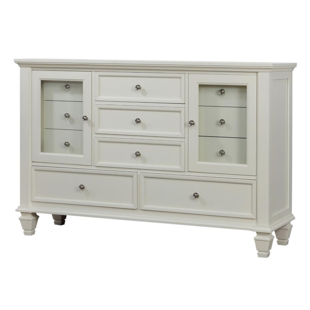 SANDY BEACH 11-drawer Dresser Cream