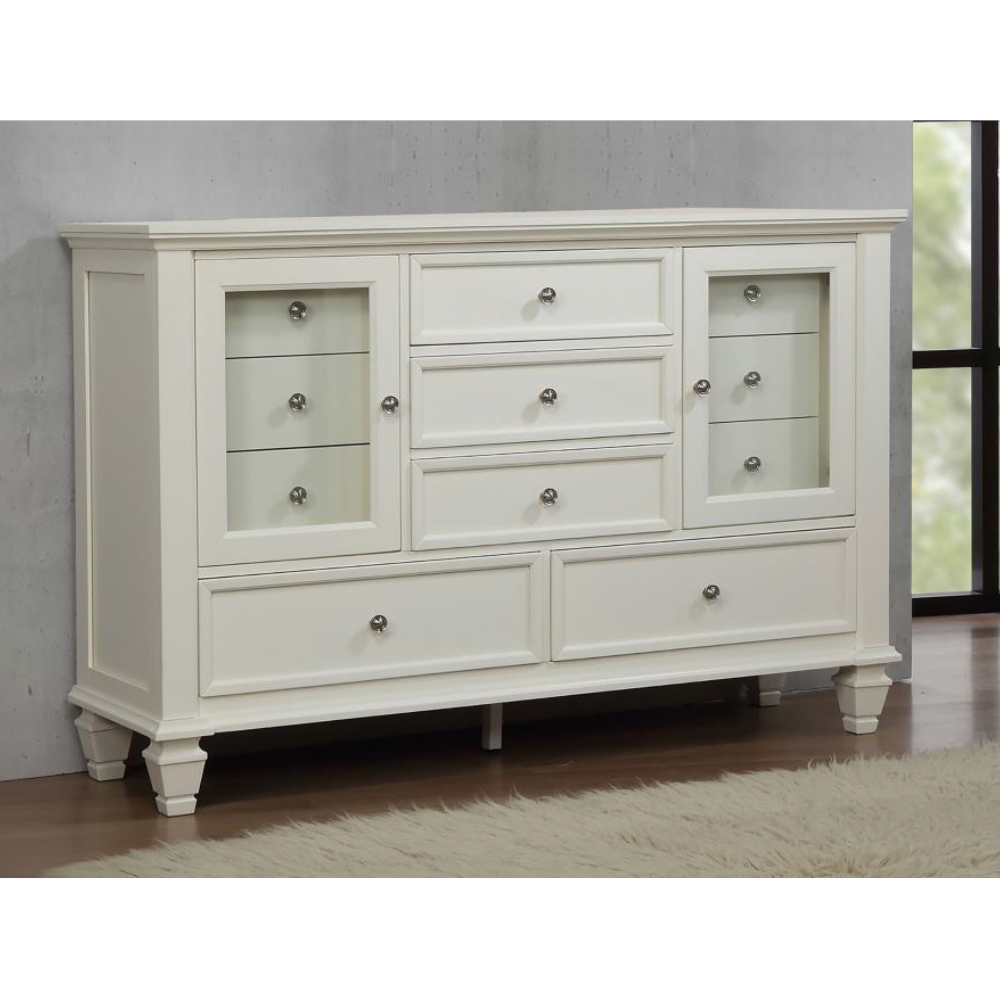 SANDY BEACH 11-drawer Dresser Cream