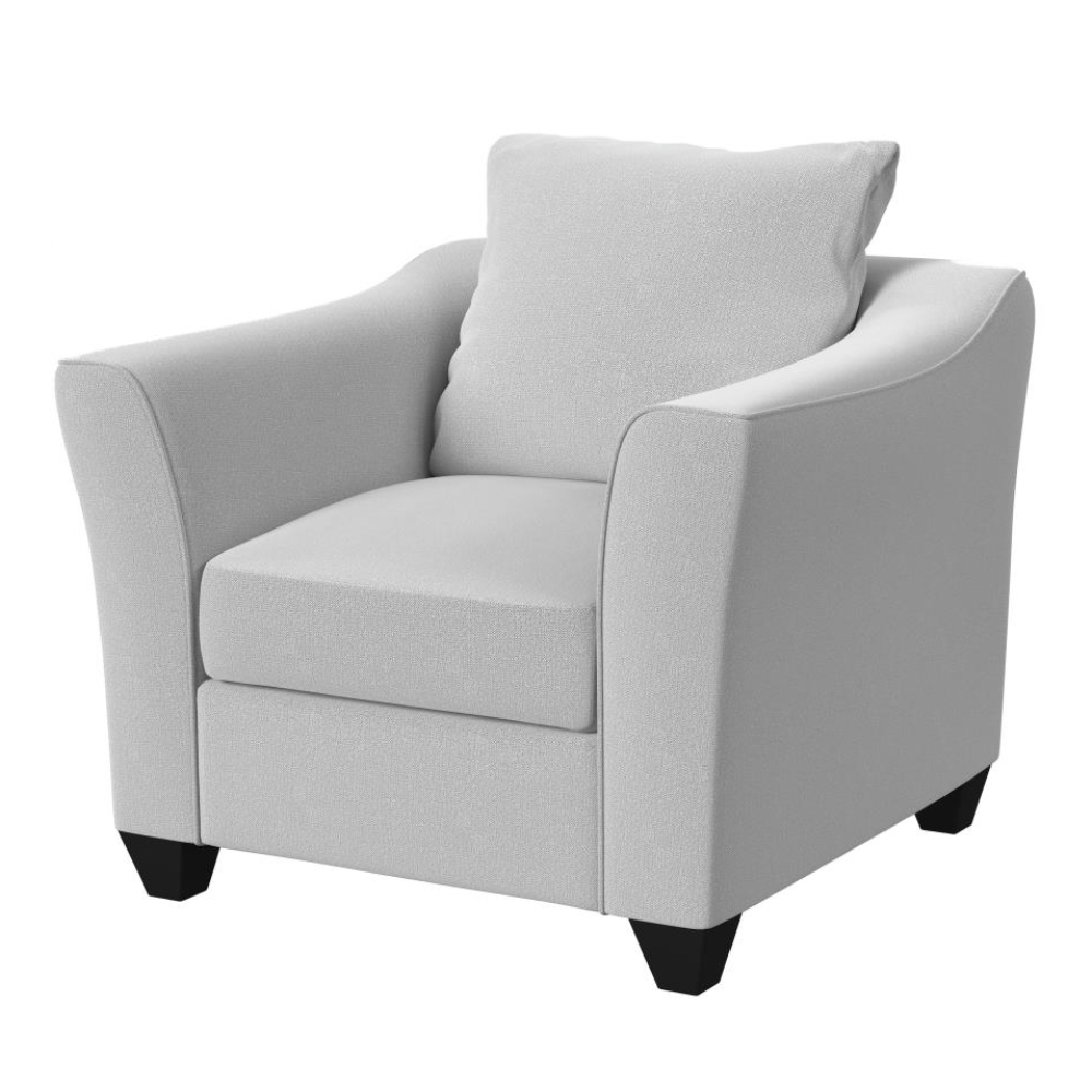 SALIZAR Upholstered Flared Arm Accent Chair Sand