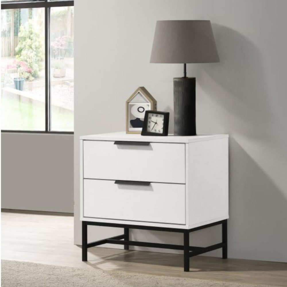 SONORA 2-drawer Nightstand Bedside Table