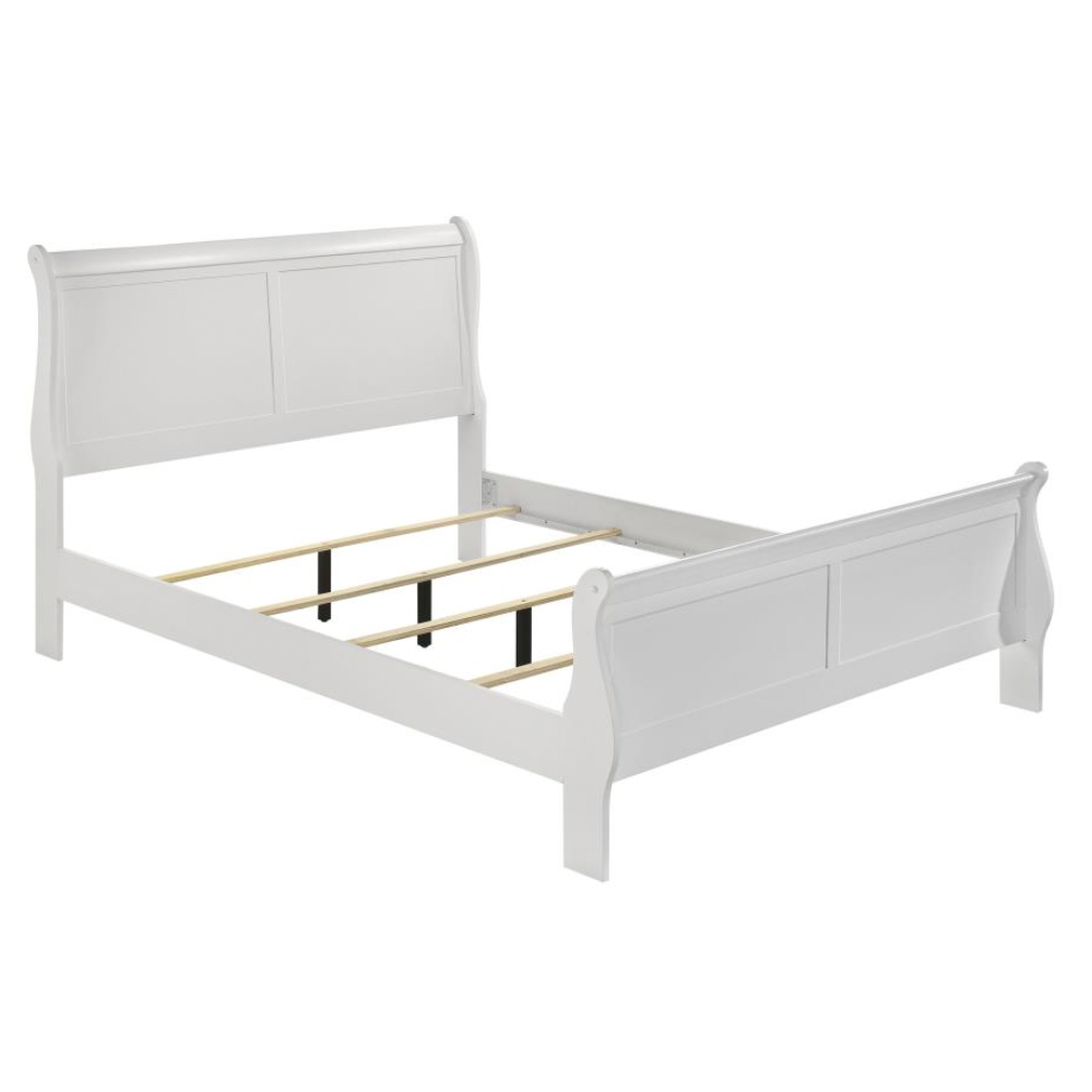 LOUIS PHILIPPE 4-piece Full Bedroom Set White