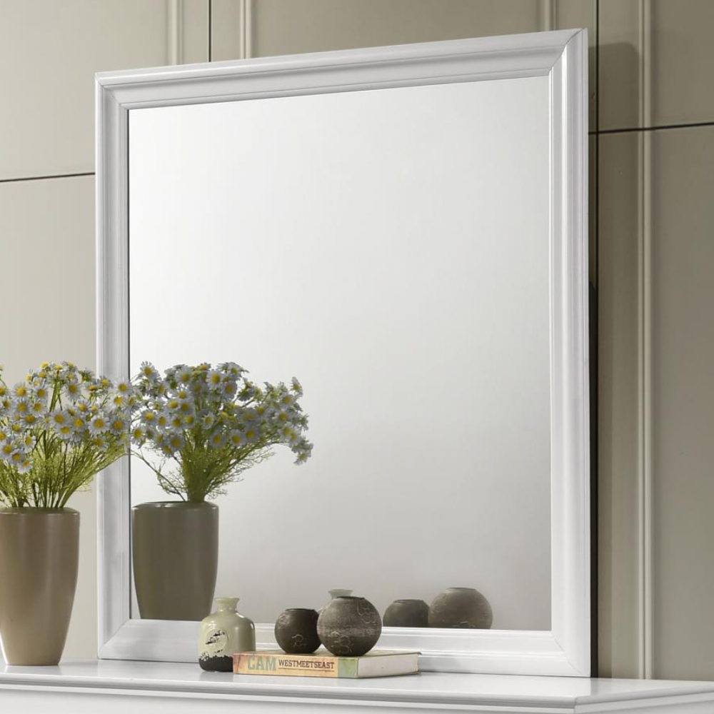 LOUIS PHILIPPE Dresser Mirror White