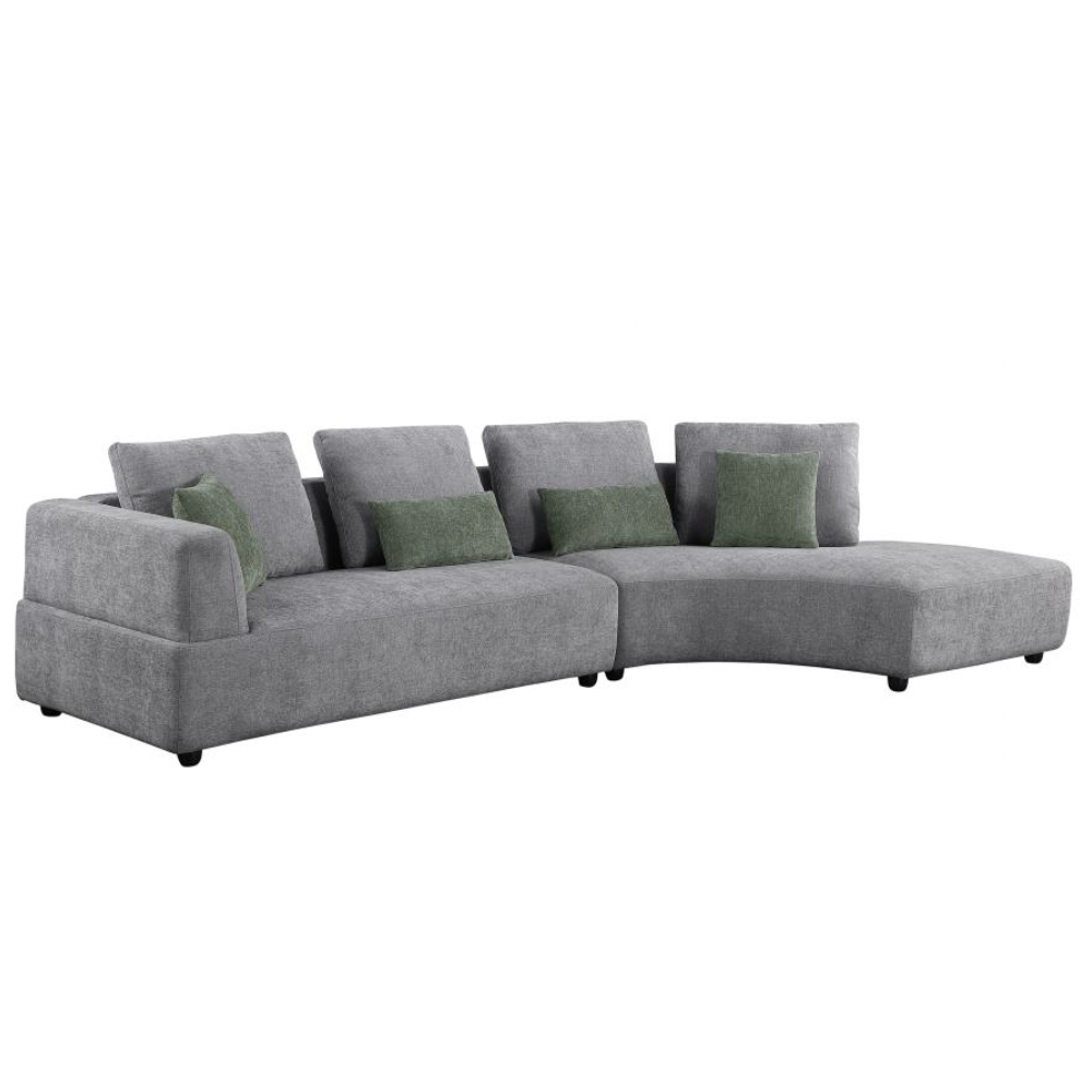 TOSCANO 134-inch Upholstered Sectional Sofa