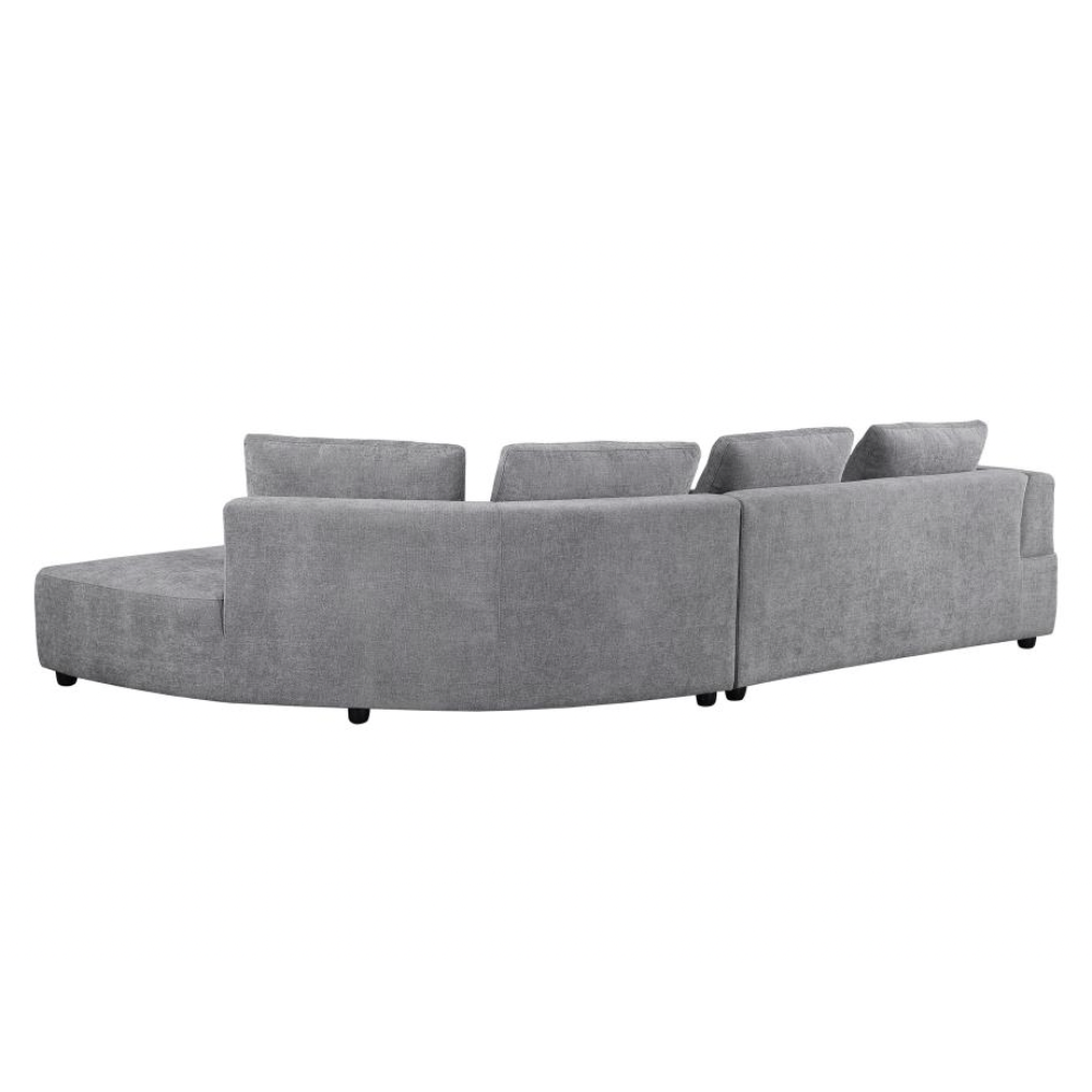 TOSCANO 134-inch Upholstered Sectional Sofa