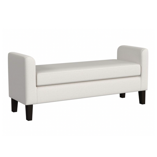 REX Fabric Accent Bench with Armrests