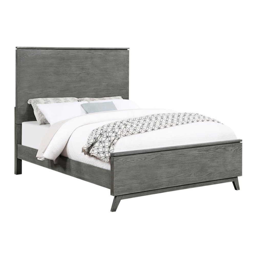 NATHAN Wood Eastern King Panel Bed