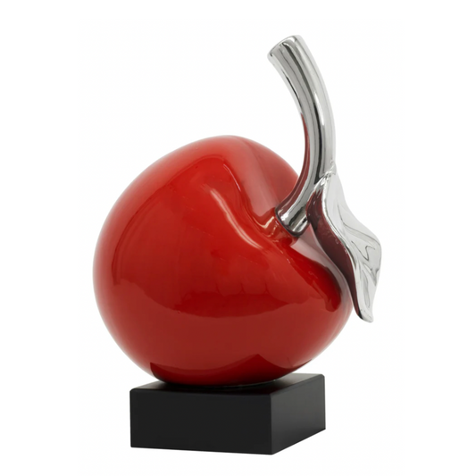 APPLE Kitchen Decor Sculpture Red