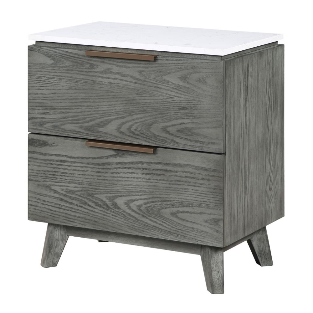 NATHAN 2-drawer Nightstand