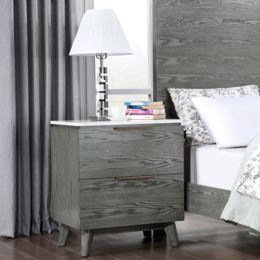 NATHAN 2-drawer Nightstand