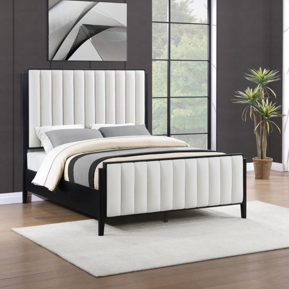 BROOKMEAD 60-inch Upholstered Queen Bed Black